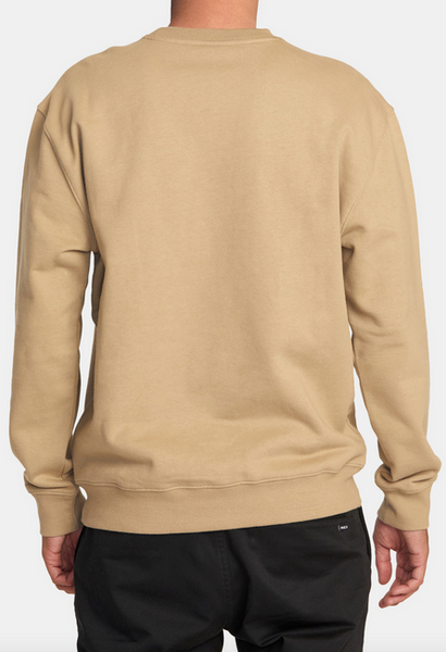 Big RVCA Stitched Sweatshirt - Khaki