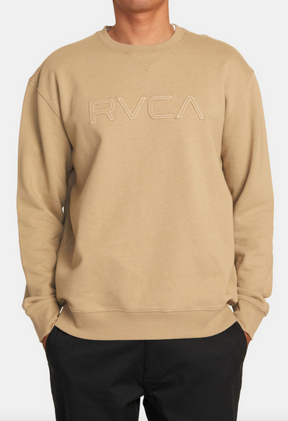 Big RVCA Stitched Sweatshirt - Khaki