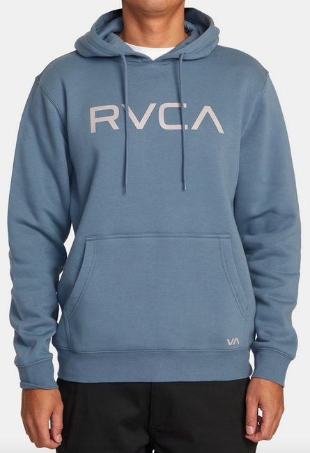 Big RVCA Pullover Hoodie - Industrial Blue