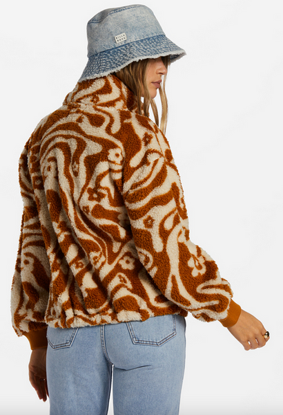 Time Off Half-Zip Fleece Pullover - Cider