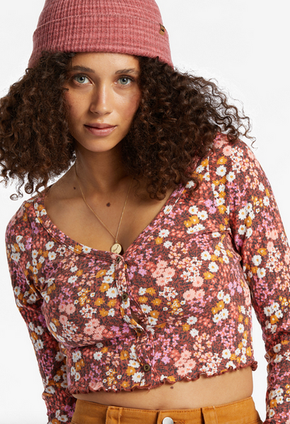 Falling In Love Top - Deep Sienna