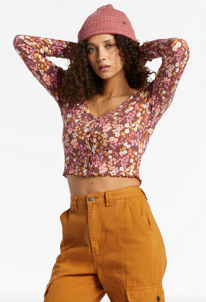Falling In Love Top - Deep Sienna