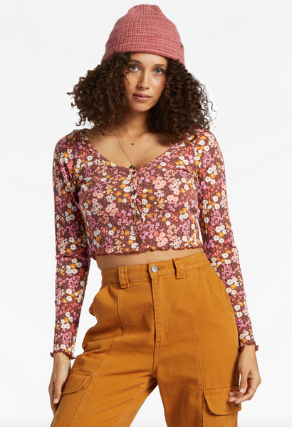 Falling In Love Top - Deep Sienna