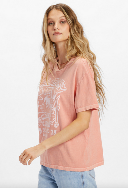 Sunrise To Sunset Tee - Peach Out