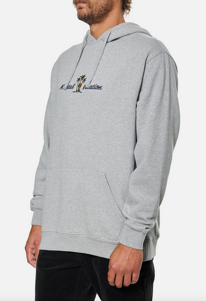 Playa Emb. Hoodie - Sport Heather Gray