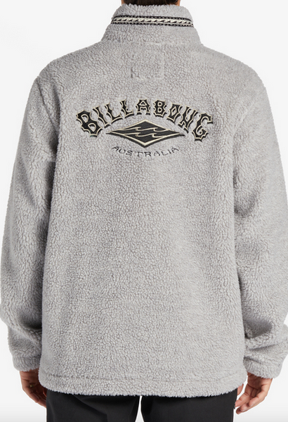 Boundary Tombstone Mock-Neck Sweatshirt - Oatmeal Heather