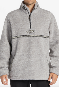 Boundary Tombstone Mock-Neck Sweatshirt - Oatmeal Heather