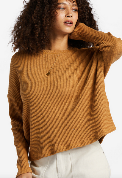 Cozy Up Top - Cosmic Khaki