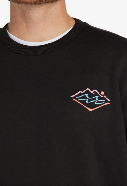 Compass Crew Sweatshirt - Black