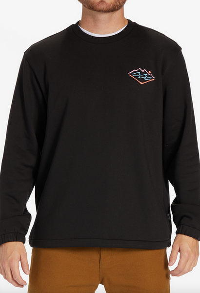 Compass Crew Sweatshirt - Black