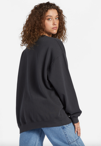 Ride In Oversized Crewneck Sweatshirt - Black Sands 3