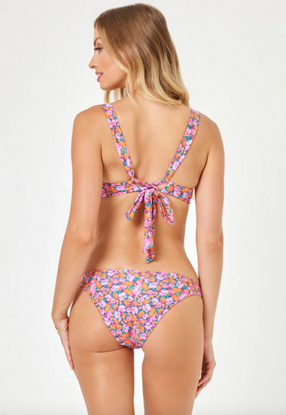 Printed Camacho Bikini Bottom - Positively Poppies