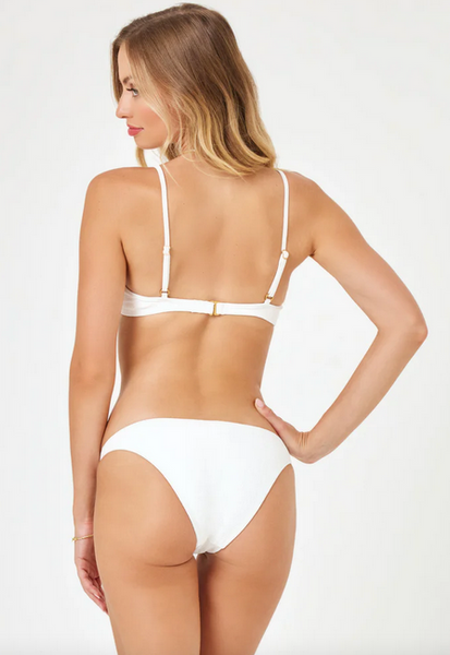 Seashell Camacho Bikini Bottom - White