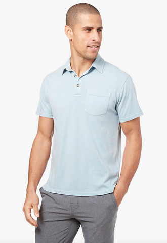 The Atlantic Polo - Light Blue