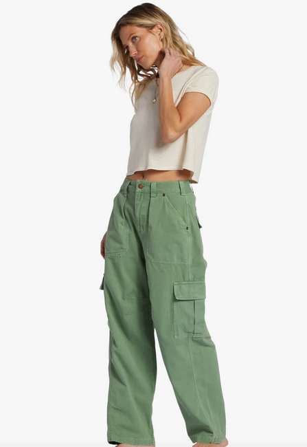 【2plan】Grove Walk cargo denim pants Walk Along Pants - Cloud Forest – Billabong NJ