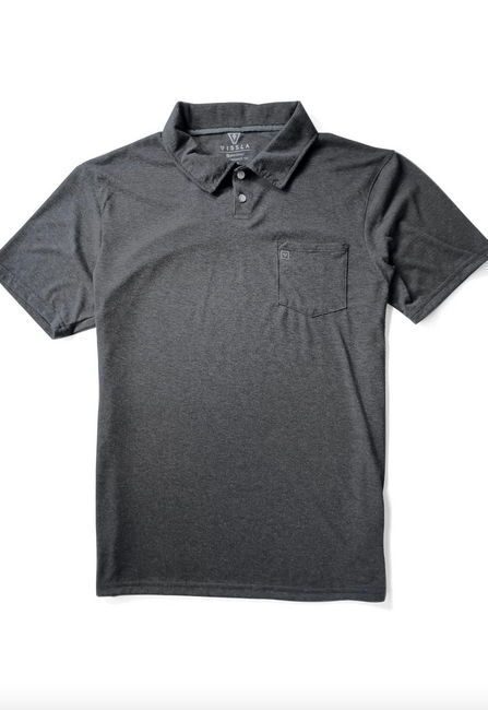 Hy-Lite Eco SS Polo - Black Heather