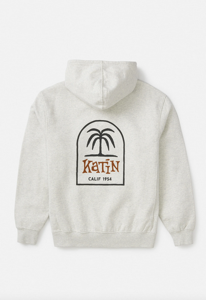 K-Palm Hoodie - Heather Grey