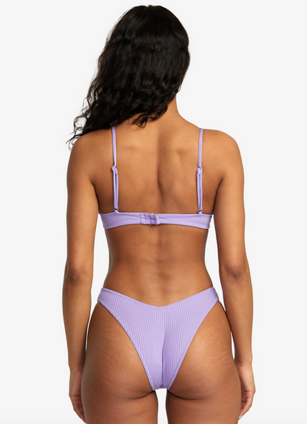 Second Life Invert V Wire Bra Bikini Top - Iris