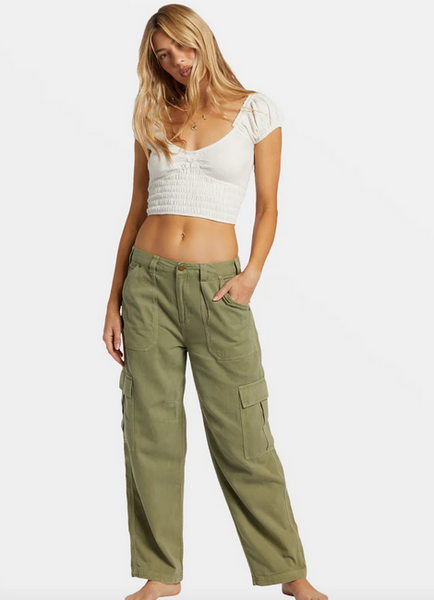 Kallie Crop Top - Salt Crystal
