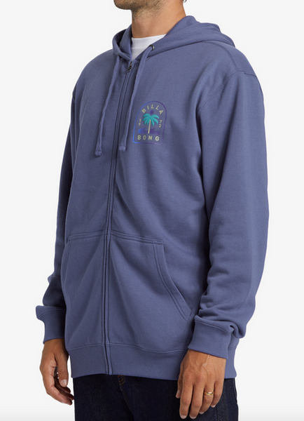 Short Sands Zip-Up Hoodie - Washed Royal