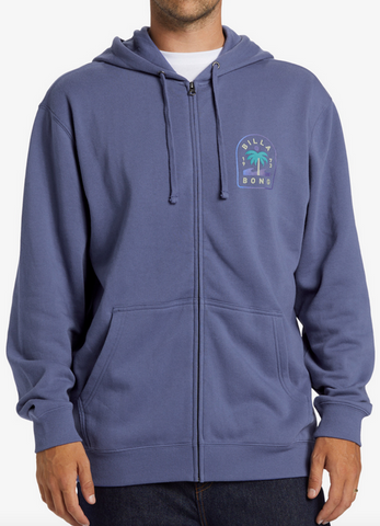 Short Sands Zip-Up Hoodie - Washed Royal