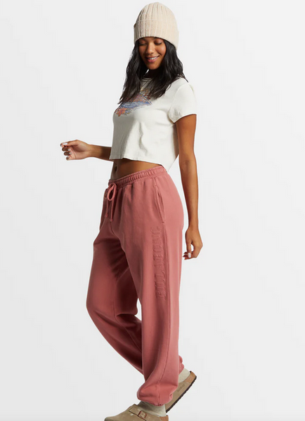 Palmin Elastic Waist Joggers - Red Clay