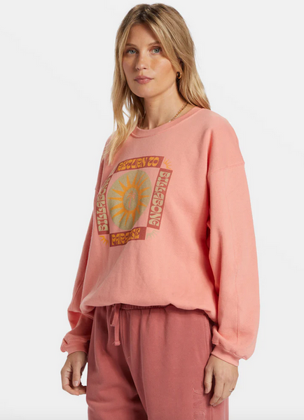 Twisties Kendall Pullover Sweatshirt - Peach Out