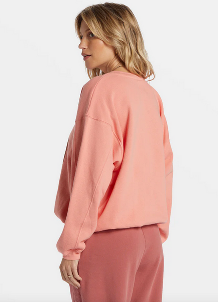 Twisties Kendall Pullover Sweatshirt - Peach Out
