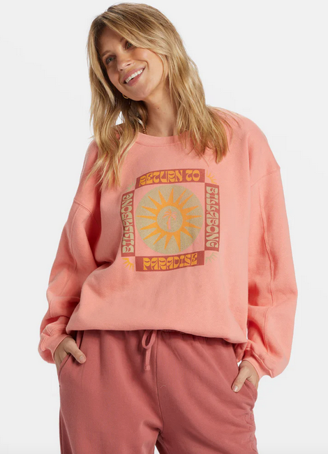 Twisties Kendall Pullover Sweatshirt - Peach Out