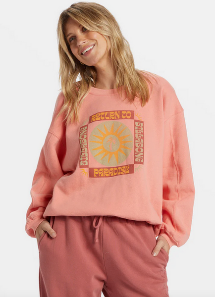 Twisties Kendall Pullover Sweatshirt - Peach Out