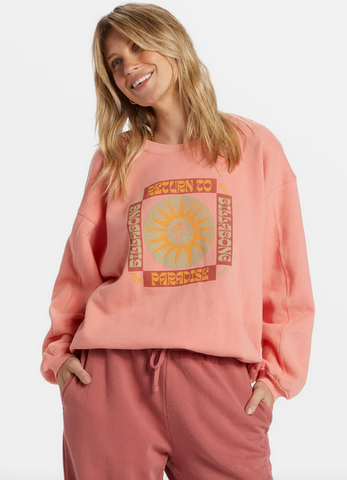 Twisties Kendall Pullover Sweatshirt - Peach Out