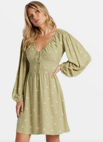 Sol Love Mini Dress - Avocado
