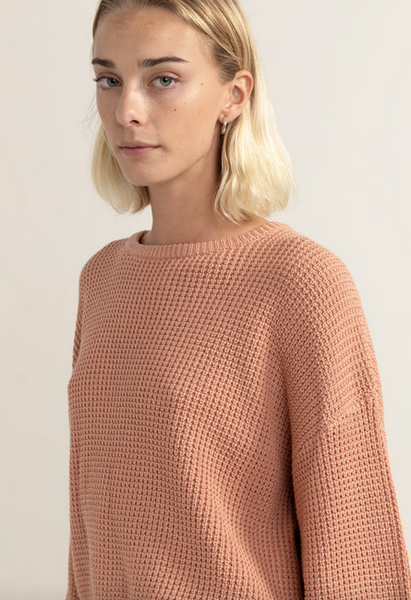 Classic Knit Jumper - Rose