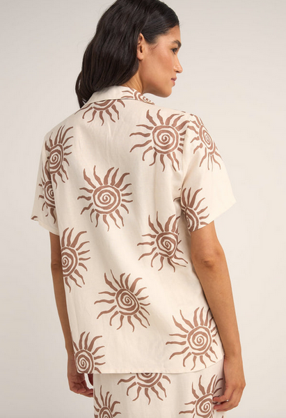 Seafarer Short Sleeve Shirt - Brown