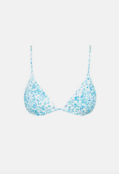 Serenity Floral Slide Tri Top - Blue