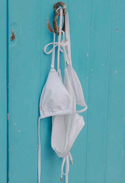 Classic Slide Tri Top - White