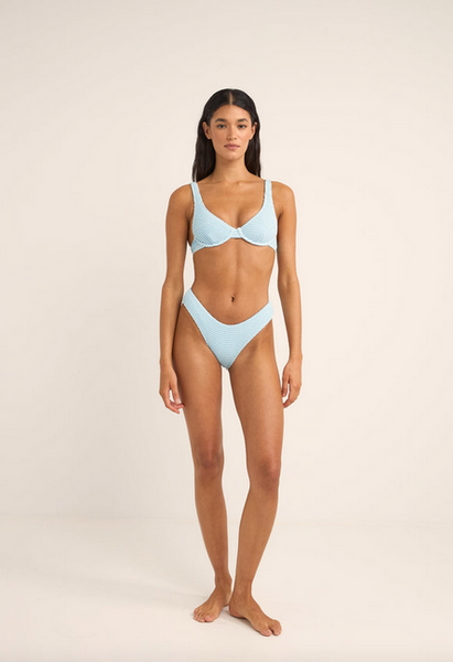 Cove Stripe Underwire Top - Blue