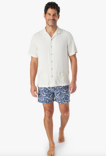 White Lotus Marina Camp Shirt - White Lotus