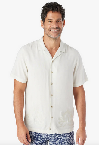 White Lotus Marina Camp Shirt - White Lotus