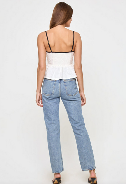Agnes Top - Cream/Black