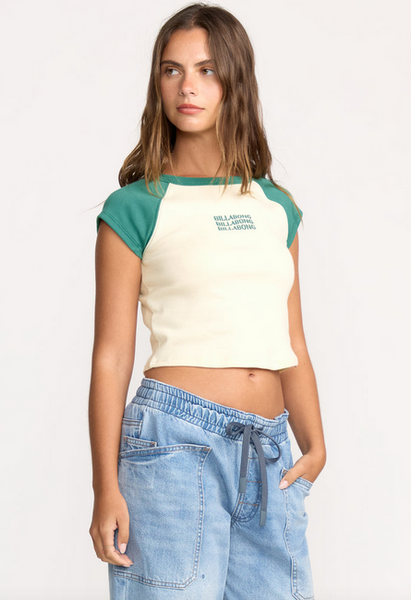 Beach Club Babe Short Sleeve T-Shirt - Evergreen