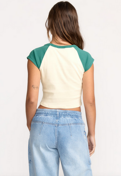 Beach Club Babe Short Sleeve T-Shirt - Evergreen