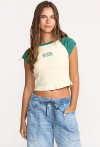 Beach Club Babe Short Sleeve T-Shirt - Evergreen