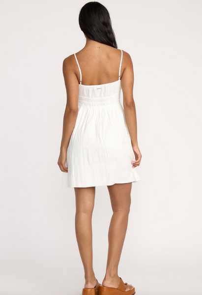 Sweet On You Mini Dress - Salt Crystal