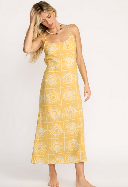 Sun Glow Maxi Dress - Gold Coast