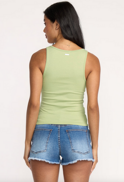 Nothing But Sun Knt Tank - Pistachio