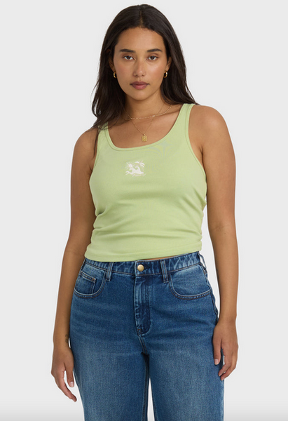 Nothing But Sun Knt Tank - Pistachio