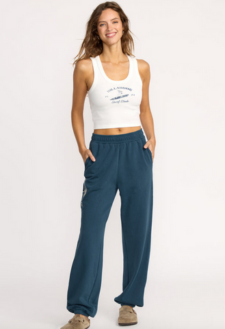 Best Wishes Fleece Pants - Navy