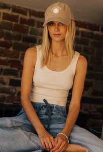 Goddess Knit Tank - Whitecap