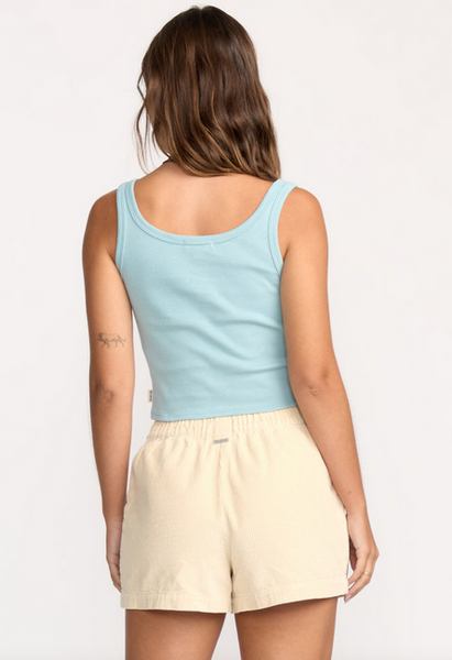 Goddess Knit Tank - Blue Fog